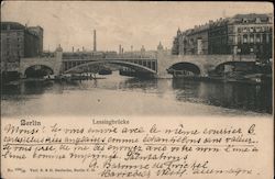 Lessingbrücke Berlin, Germany Postcard Postcard Postcard