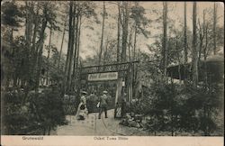 The "Onkel Toms Hütte" beer garden in Grunewald forest Postcard