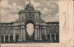 Arco triumphal da rua Augusta (L'arc du triumphe) Postcard