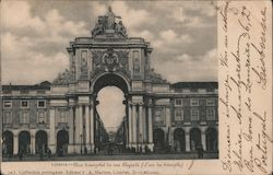 Arco triumphal da Rua Augusta Postcard