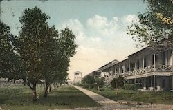 Barracks and Fort Parang, Mindanao Postcard