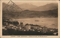Ajaccio, Corsica - Dans le fond, le Monte-Doro Postcard