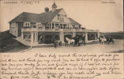 Golf Club Postcard