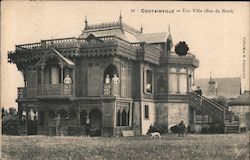 11 - COUTAINVILLE - Une Villa (Rue du Nord) Postcard
