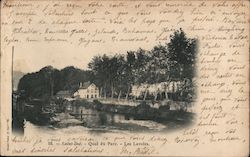 Saint-Dié / Quai du Parc / Les Lavoirs Postcard