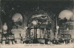 GARE DE LYON - PARIS - Le Buffet Postcard