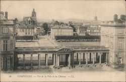Vue de la Ville et du Chateau Postcard
