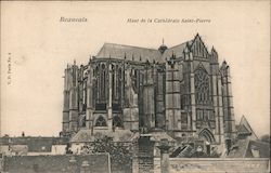 Haut de la Cathedrale Saint-Pierre Beauvais, France Postcard Postcard Postcard