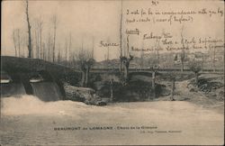 Beaumont de Lomagne, Chute de la Gimone Postcard