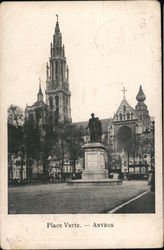 Place Verte. - Anvers Postcard