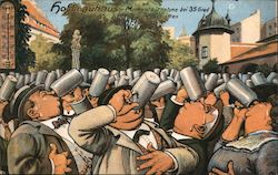 Hofbräuhaus - Momentaufnahme bei 35 Grad im Schatten Postcard