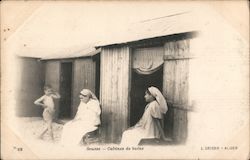 Bathing cabin in Sousse Postcard