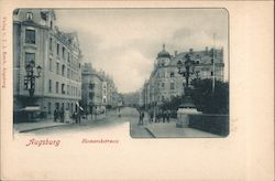 Augsburg, Bismarckstrasse Postcard