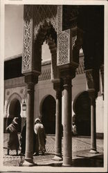 CASABLANCA La nouvelle Mosquée. Détail des colonnades Morocco Africa Postcard Postcard Postcard