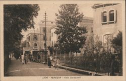 Lido - Vile Dardanelli Venice, Italy Postcard Postcard Postcard