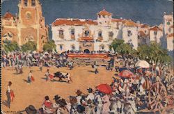 UNA CAPEA:M. BERTUCHI. JUAN BARGUÑO, BARCELONA Postcard