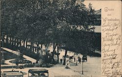 Gruss aus Wiesbaden - Kursaalplatz Postcard