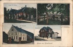 Estates, beekeeping, the station Postcard
