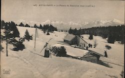 Le Revard plateau in winter (1568 m) Postcard