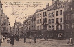 Partie de la Grand'rue - Place du Puits-Rouge Luxembourg, Luxembourg Postcard Postcard Postcard