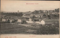 General view of Neufchâteau in the Vosges Postcard
