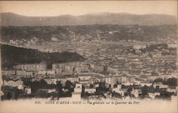 Côte d'Azur - Nice - Vue générale sur le Quartier du Port Postcard