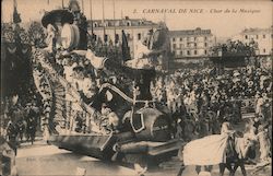 Carnaval de Nice - Char de la Musique Postcard