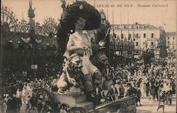 Madame Carnaval Postcard
