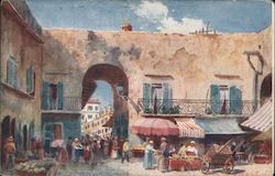 Entrée de la Poissonnerie Postcard