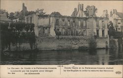 1914: Conde Castle at la Ferté-sous-Jouarre Postcard
