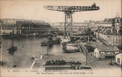 Port Militaire - Vue Prise du Grand Pont Postcard
