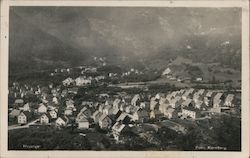 A tidy village - Høyanger Postcard