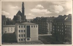 Engelbrektskyrkan, Stockholms Borgarskola och Kungstensgatan Sweden Postcard Postcard Postcard
