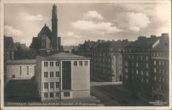 Engelbrektskyrkan, Stockholms Borgarskola och Kungstensgatan Postcard