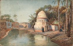 Scene along River Postcard