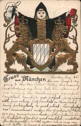 Gruss aus München Postcard