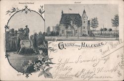 Gruss aus Halensee Postcard
