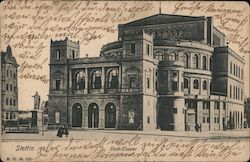 Stadt-Theater, Szczecin Postcard