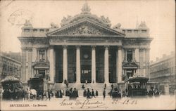 Bruxelles. La Bourse. Postcard