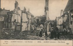 1914 Albert (Somme) - The Ruins Postcard