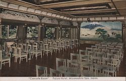 Cascade Room, Fujiya Hotel, Miyanoshita Spa Postcard