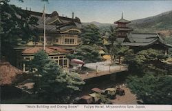 "Main Building and Dining Room" Fujiya Hotel, Miyanoshita Spa, Japan Hakone, Japan Postcard Postcard Postcard