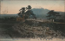 View of Fuji Mt. from Kawaibaski. Postcard