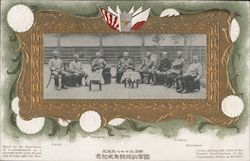 A Photograph taken at the General Head-Quarters of the Manchurian Armies in Mukden Japan Postcard Postcard Postcard