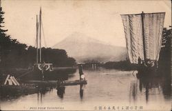 Fuji From the Port of Tagonoura Postcard