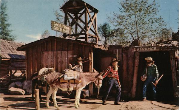 Gold Mine Tunnel Entrance Buena Park California Knott's Berry Farm