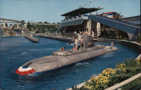 Submarine Ride Anaheim California Disney