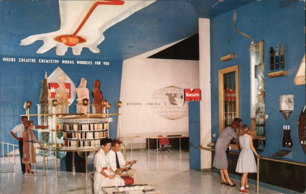 Monsanto Chemical Company's Hall of Chemistry in Tomorrowland at Disney Land Anaheim California