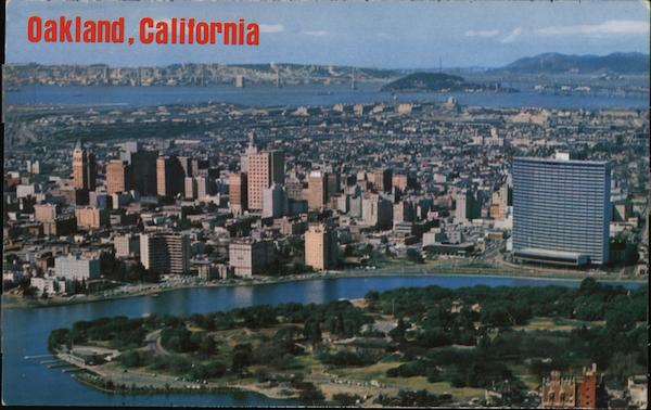 Birds eye view of Oakland California