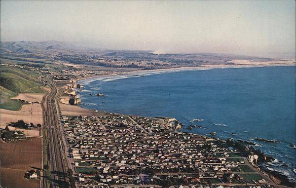 Aerial View Shell Beach California
